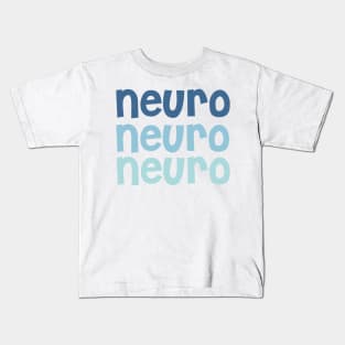 Neuroscience - Neuro (Blue) - Occupational Therapy Kids T-Shirt